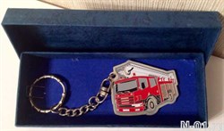 Брелок "Пожарный автомобиль Scania" - фото 3911
