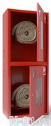 Шкаф навесной металлический для двух комплектов пожарного крана с окнами 321 НОК/НОБ